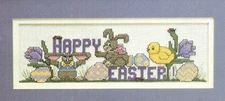 Happy Easter Sampler Cross Stitch Pattern Chart pages