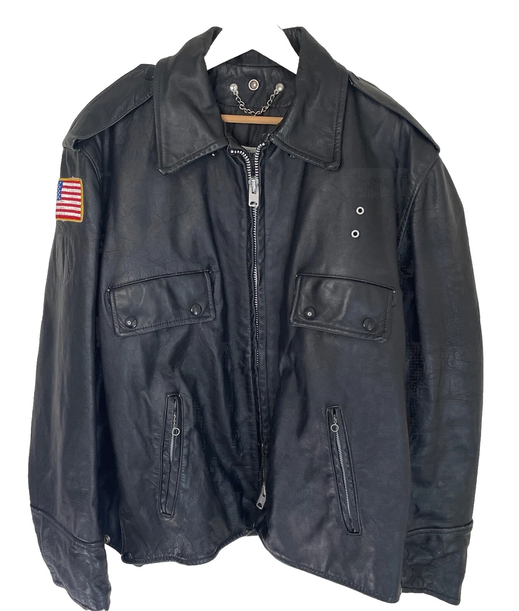 Fidelity Leather Outer Shell Black Coats, Jackets & Vests for Men