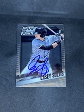 Casey Soltis 2014 Panini Prizm Draft Picks #44 Miami Marlins Auto Signed Card