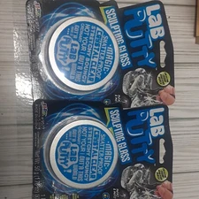 2 pc Ja-Ru 9577 Lab Putty Sculpting Glass Toy, Magic, Clear, 1.76 Oz Silly New 