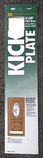 NEW - MD 6X30 SOLID BRASS SCREW MOUNTED KICKPLATE - MADE IN USA