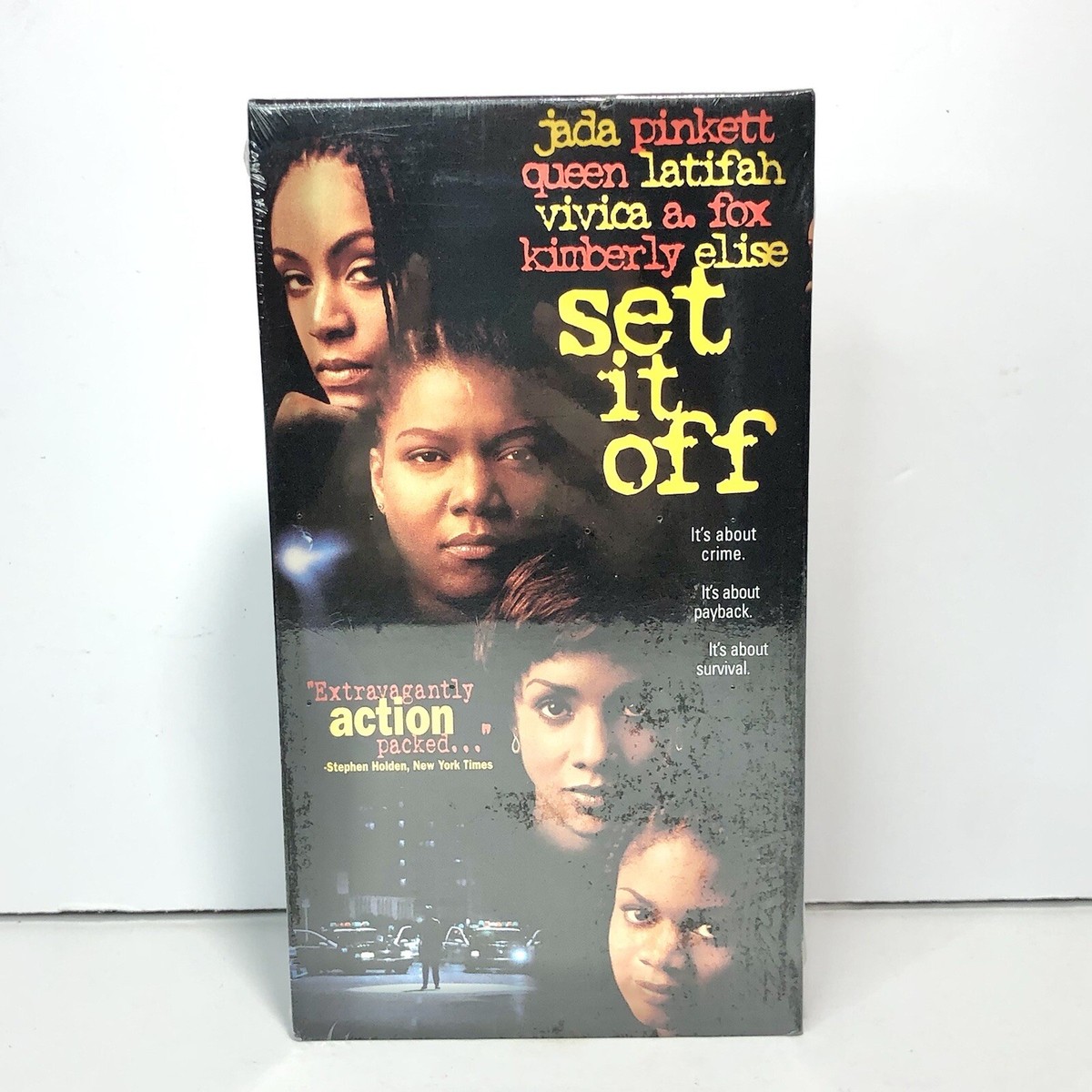 Set It Off VHS 1997 Jada Pinkett Queen Latifah Vivica Fox SEALED