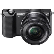Sony a5000 20.1Mp Flip Screen Mirrorless Digital Camera with 16-50mm OSS Lens