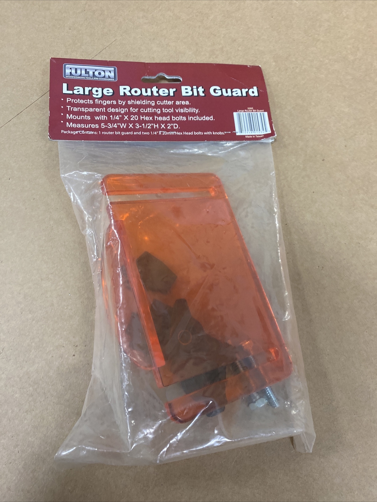 FULTON 3305 large Router Bit Guard Kit w/Mounting Hardware | eBay