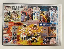 One Piece sticker sheet , Memorial Metal Art , New World , Big size, 2012 Japan