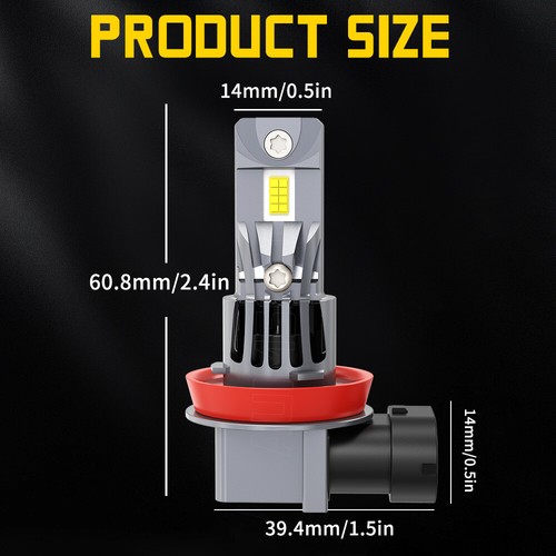 For Chrysler Town & Country 2008 2009 6x Combo LED Headlight Fog Light Bulbs Kit - Picture 13 of 13