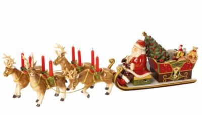 Villeroy & Boch Christmas Toys Memories Music Box Santa Sleigh