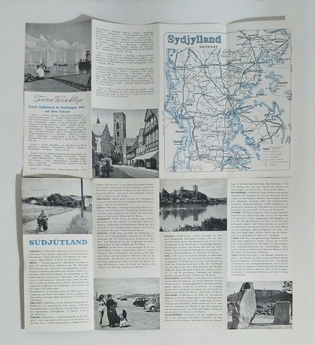 86885 62/ DEPLIANT TURISTICO - DANEMARK Sudjutland 1957 - Danimarca Sud Jutland - Picture 2 of 5