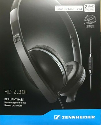 Sennheiser - HD 2.30i - On-Ear Headphones / iPhone - Black | eBay