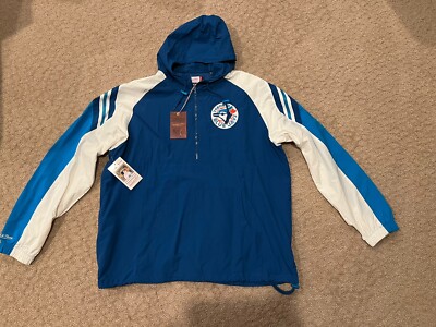 Toronto Blue Jays Poncho Jacket XL Cooperstown Collection Mitchell