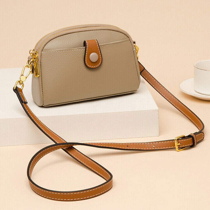 Real Cow Leather Women's mini Crossbody Bag Sling/Shoulder Small Bag