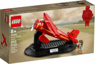 LEGO - Rare Exclusive Promo - 40450 Amelia Earhart Tribute - New