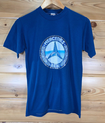 Vintage Mercedes Benz T Shirt Erwachsene S/M 70er 1979 selten