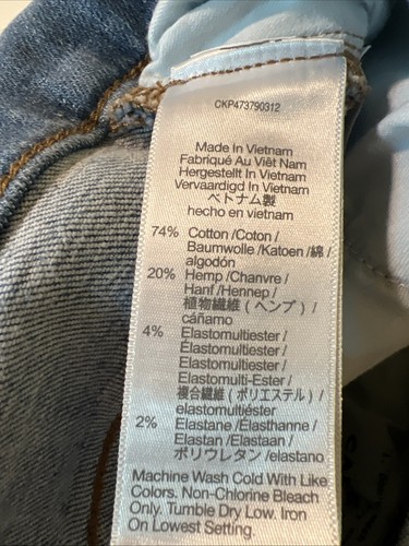 Madewell Jeans Damen 27 Medium Wash Blau Denim Perfekt Vintage Wide Leg Button Fly - Bild 15 von 15