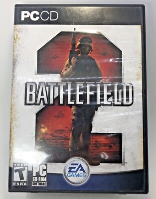 Battlefield 2 PC CD-Rom 2005 Complete w/ Manual 3 CDs Included