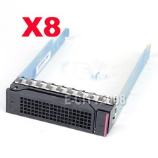 Lot of 8, 3.5" SAS SATA HDD Hard Drive Tray Caddy For Lenovo ThinkServer RD450