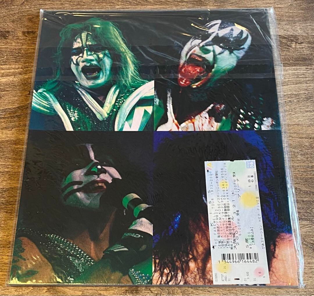KISS Japan Tour 2001 Concert Program Tour Book with Ticket Stub