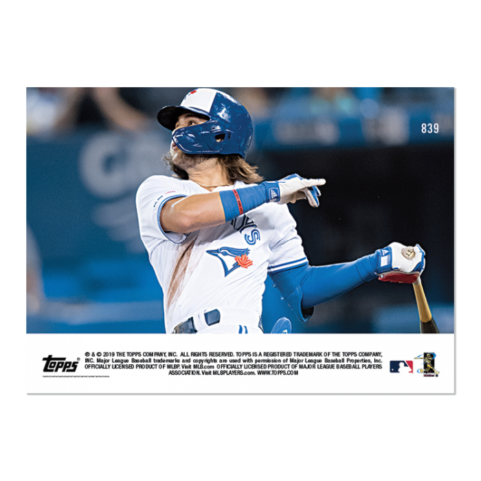 2019 Topps NOW Bo Bichette #839 ~ Toronto Blue Jays ~ Only 693 