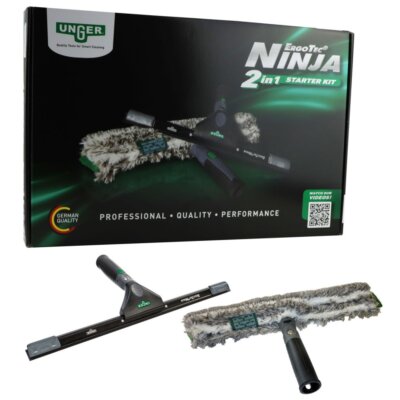 Unger Ergo Tec Ninja Glasreinigungsset 2 in 1 akn10 Set