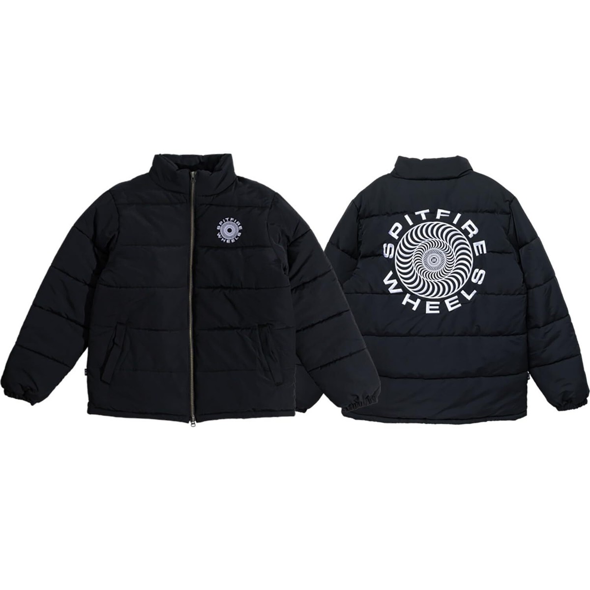 Spitfire Wheels Classic 87 Swirl Black/White Puff Jacket