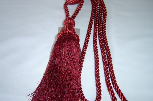 Rope Twist Tassel Curtain Tie Backs. Assorted Colours Available. New Cols added - Picture 18 of 42