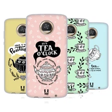 HEAD CASE DESIGNS TEA TIME SOFT GEL CASE FOR MOTOROLA PHONES