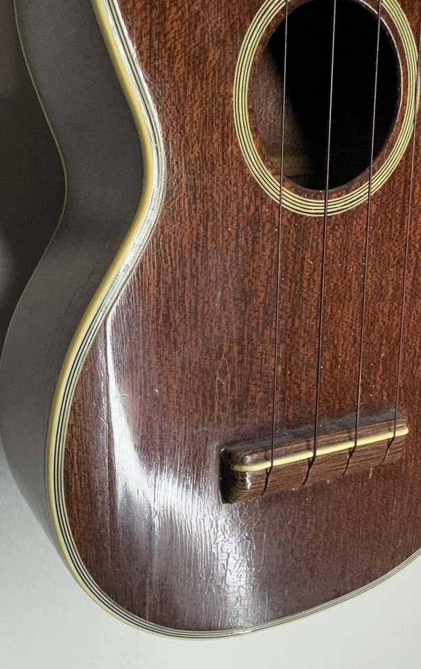 1950s Martin Style 3 “3m” Soprano Ukulele w/ Original Geib Alligator Case - Image 2 of 4