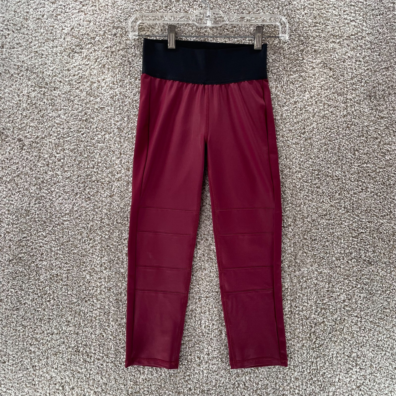 Her Universe Pants Womens Small Red Wonder Woman Leggings Pull On DC Comics