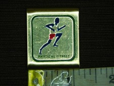 VINTAGE BSA BOY SCOUTS OF AMERICA BRASS BELT MERIT AWARD PHYSICAL FITNESS