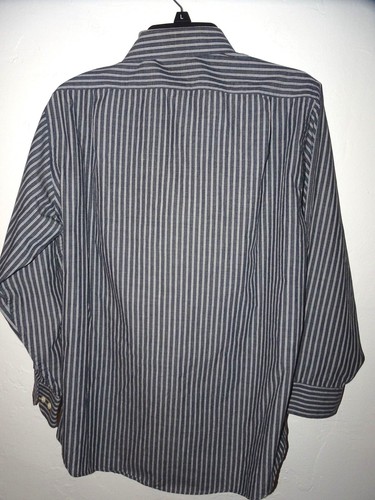 DAVID TAYLOR MENS DRESS SHIRT LONG SLEEVE 15-15.5 32/33 MEDIUM - Picture 3 of 3