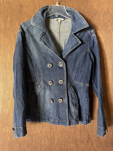 CAbi Jeans Denim Jacket Double Breasted 