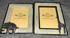 BRAND NEW Elephant  Giraffe SAFARI JUNGLE Photo Frames SET 4x6 Picture    ct39j1