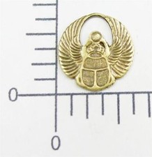 19533     2 Pc. Brass Oxidized Angel Wings Jewelry Finding