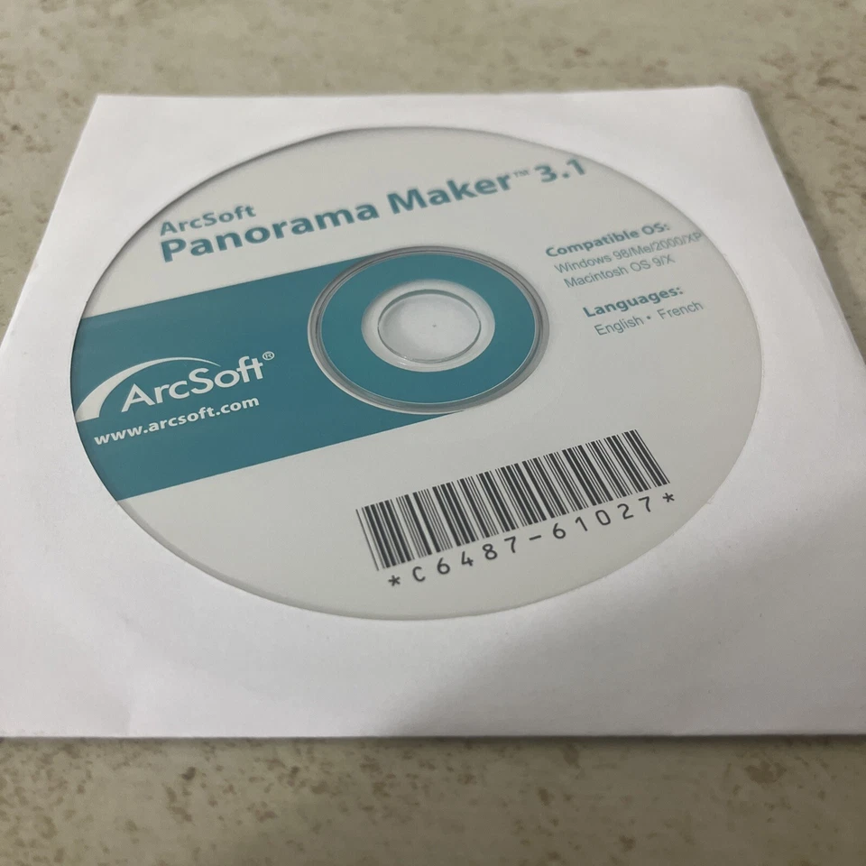ArcSoft Panorama Maker 3.1 (PC, CD-ROM) Windows & Mac OS - EXCELLENT - Image 2 of 2