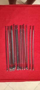 Mavic Ksyrium SL SSC  Zicral  Black Spokes(17 spokes pack) 281.5mm Front Wheel