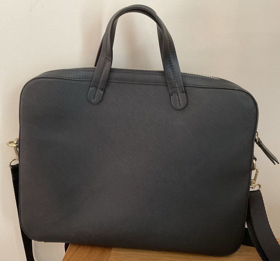 Radley Essex Road Black Faux Leather Medium Multiway Laptop Bag