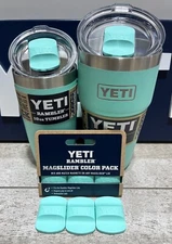 Yeti MAGSLIDER Color ONE PACK🐠SEAFOAM!🐠3 PACK NWT 8oz 10oz 16oz 20oz 26oz 30oz