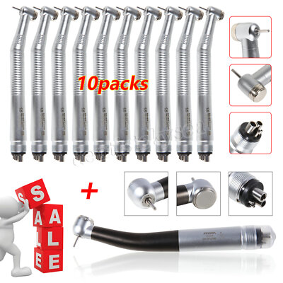 11PCS NSK Style Spray Max Dental High Speed Handpiece Push Button 4H SK-500USA