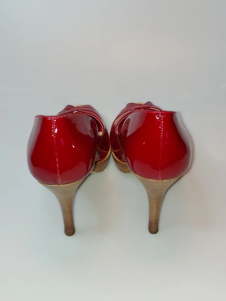Tacones Cathy Jean Brasil charol rojo talla 7 Foto 4 de 4