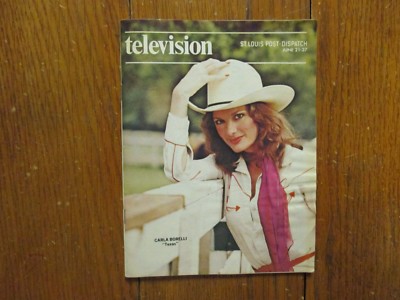 June 21-1981 St. Louis Post-Dispatch TV Magazine(CARLA  BORELLI/REENA COOK/TEXAS