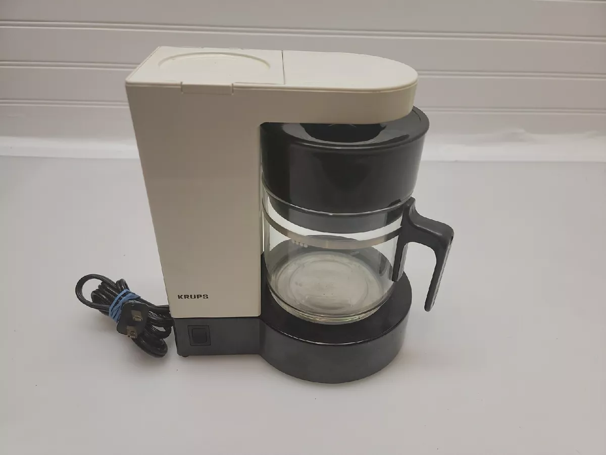 Vintage Krups 4 Cup Coffee Maker Type 260C MINI! SMALL Desktop Dorm RV  WORKS!