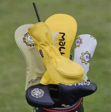 Golf Club Headcover Driver Woods Hybrid Putter Cover Magnetic for Ma/lbon