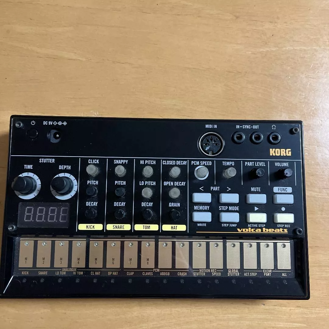 Korg Volca Beats Analog Rhythm Drum Machine Used | eBay