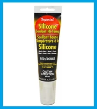IMPERIAL 600 Degree High Heat RED Silicone Sealant 2.7 oz. #KK0321 FREE SHIP!