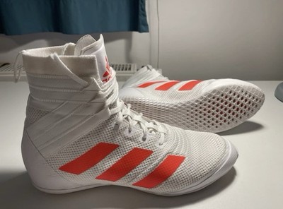 Adidas Speedex 18 Herren Boxschuhe, 46 Größe, Weiß/Rot