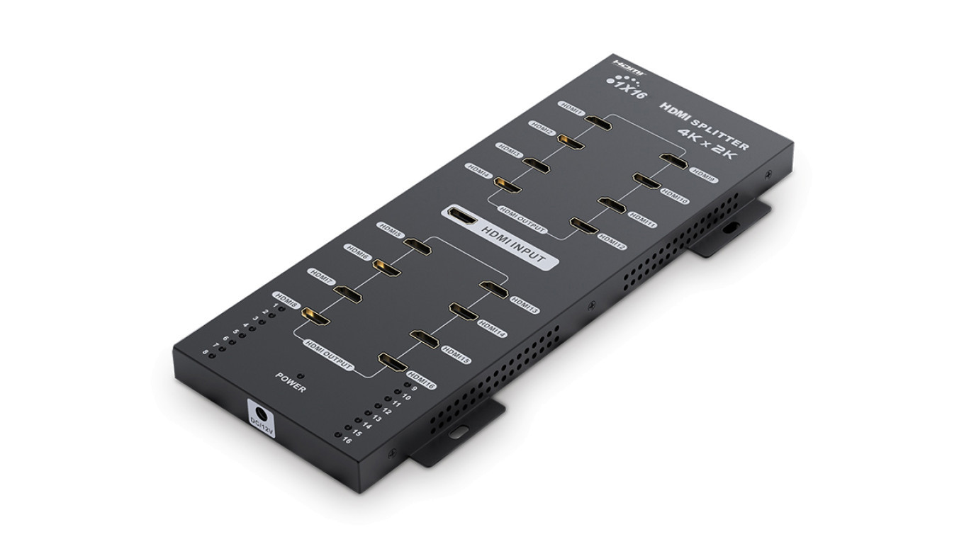 Разветвитель розжига (rozgałęziacz) HDMI 1x16 4Kx2K 1-wejście / 16-wyjść LKV316A