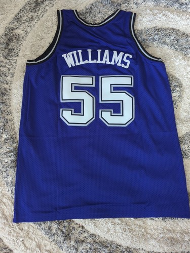 Jason Williams #55 Sacramento Kings Throwback Retro lila Trikot Größe Large - Bild 4 von 5