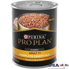 Grain Free Senior Dog Food Chicken Rice Formula Wet Pate 13oz Pack of 12 New 5.08 per gallon
