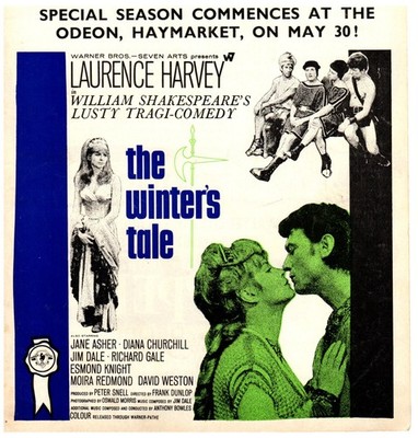 Original 8 x 8 Kine Weekly Advert Winter's Tale 1967 Laurence Harvey Jane Asher