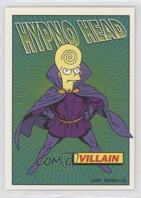 1994 SkyBox Bongo Comics Simpsons Series 2 Radioactive Man Hypno Head #R7 0en0